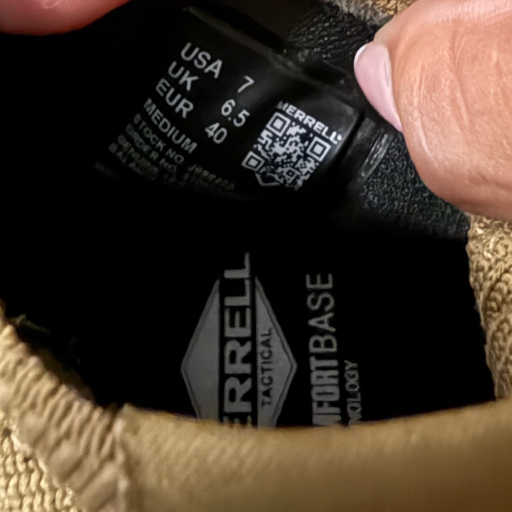 MERRELL 1 TRL J099423  men MOAB VELOCITY TACTICAL MID Mid Round Toe Boot SNEAKER - Picture 10 of 13